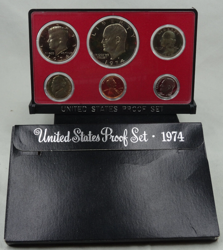 1970-1979 US Mint Proof Sets Lot of 10 Decade 57 Coins United States OGP - Picture 6 of 11
