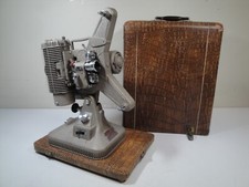 KEYSTONE COMMANDER DELUXE K-108 8MM FILM PROJECTOR W/ CASE