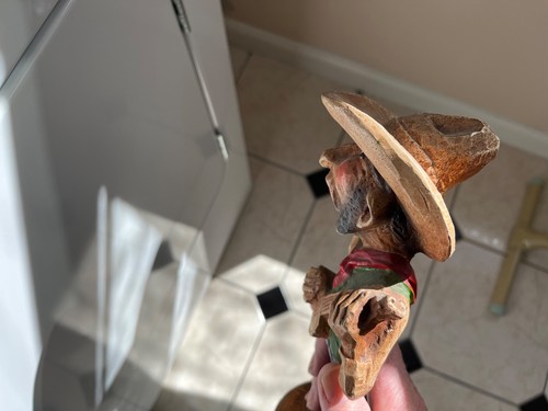 vintage Pretty Boy chalkware statue LWH Lynn W Hendricks 1938 singing cowboy - Picture 8 of 18