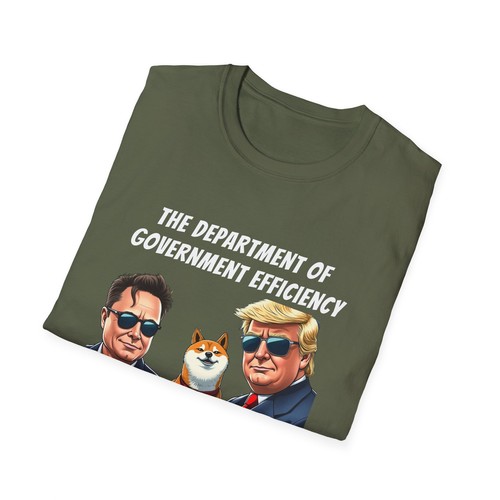 The Department Of Government Efficiency D.O.G.E. Political Humor Shirt - Picture 29 of 66