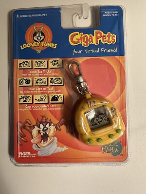 Giga Pets ギガペッツ　LOONEY TUNES Vtg 1997 Looney Tunes Giga Pets Taz Tiger Electronics Rare