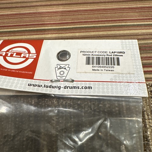 Ludwig LAP10RD Atlas 12mm Accessory Rod, 10" Inch - Picture 2 of 10