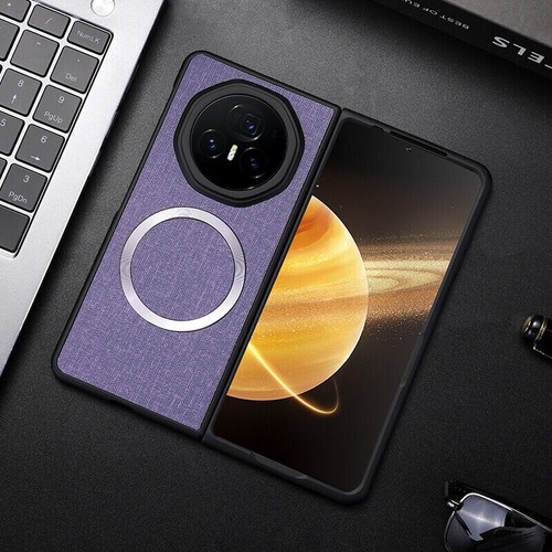 For Honor Magic V3, Shockproof Hybrid Leather Magnetic Soft Bumper Case Cover - 第 17/17 張圖片
