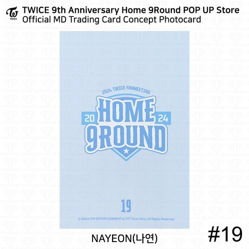 TWICE 9th Anniversary Home9Round Pop Up Store MD Trading Card Photocard KPOP - Picture 30 of 129