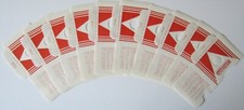 10 Original New from Factory Unfolded Stereo-Rama View-Master Reel Sleeves