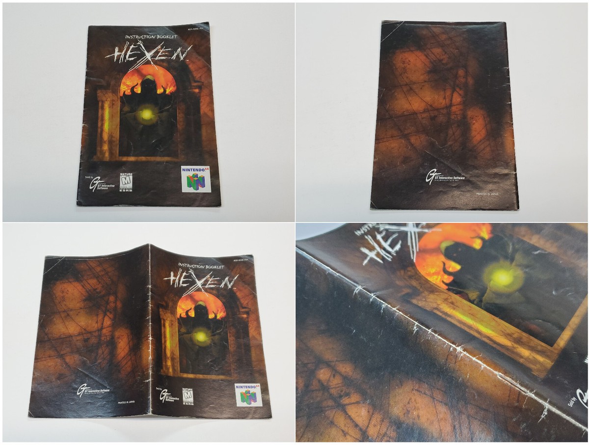 Deto４箱セット Hexen Original N64 Nintendo 64 Box & Manual Only *wear | eBay