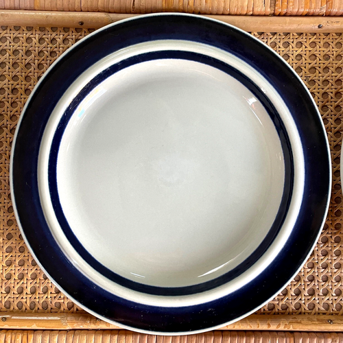 Vintage Arabia Of Finland Anemone Blue Set Of 2 Dinner Plates Ulla Procope - Picture 3 of 9