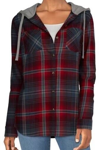 Natural reflections 2 sales in 1 hooded flannel