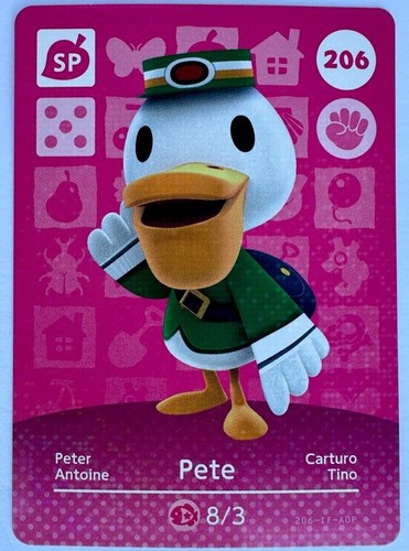 Animal Crossing Genuine Amiibo Series 3 Cards Nintendo Wii U Switch 3DS - Picture 7 of 101