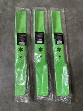 (QTY 3) 8Ten OEM LawnRazor Mower Blades 18-11/16"x2-3/8" 6 PT Star C-BLD-0184