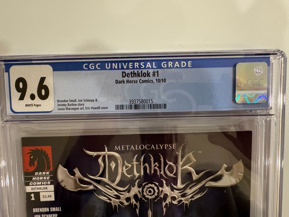 Metalocalypse Dethklok #1 - CGC 9.6 Dark Horse Comics LOW PRINT