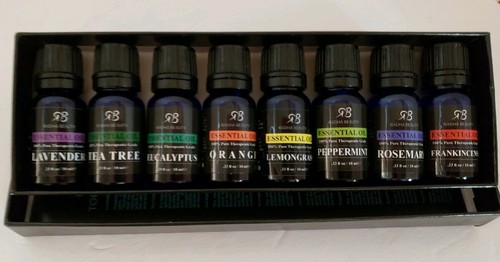 Radha Beauty Aromatherapy TOP 8 Essential Oils 100% Pure Therapeutic grade
