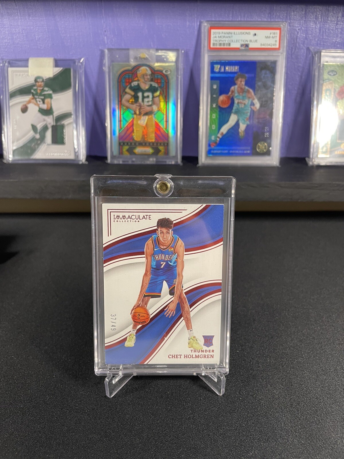 2022-23 Panini Immaculate Red #55 Chet Holmgren Thunder RC Rookie 37/49 🧼 Gem?