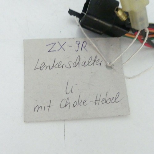 Kawasaki ZX 9R Lenkerschalter Schaltereinheit links Choke housing assy control - Bild 8 von 8