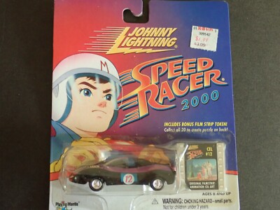 2000 JOHNNY LIGHTNING SPEED RACER CAR#12  /BONUS FILM STRIP TOKEN CELL #12