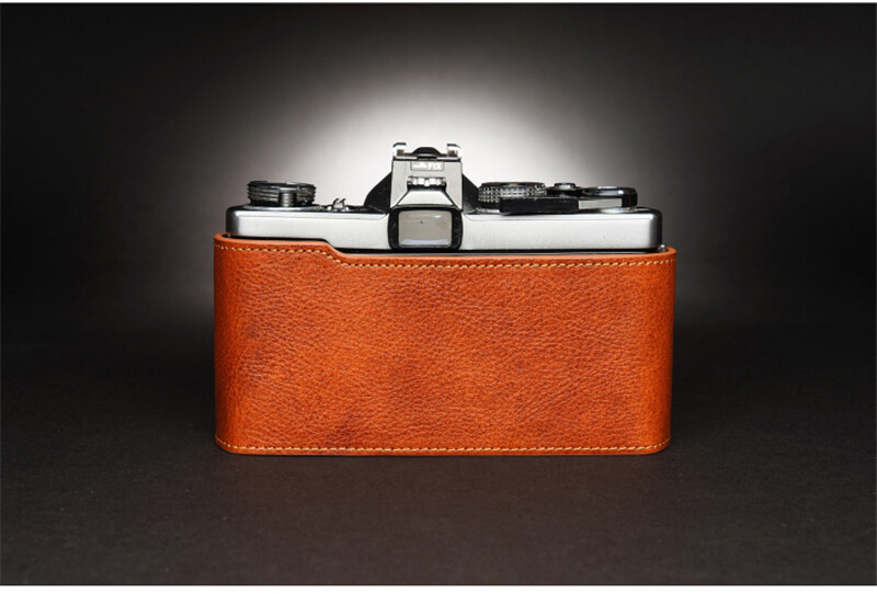 Olympus OM1 OM2n OM3 OM4Ti Leather Half Case Camera Retro