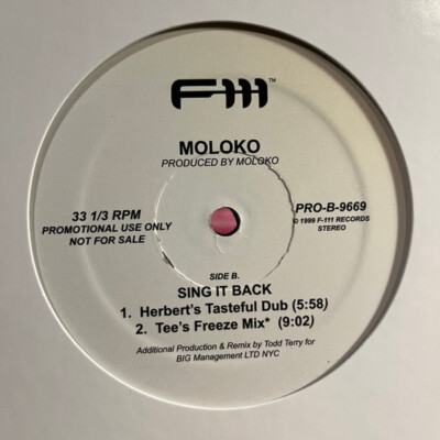SING IT BACK MOLOKO 2枚組 Moloko - Sing It Back - HOUSE *NEW* | eBay