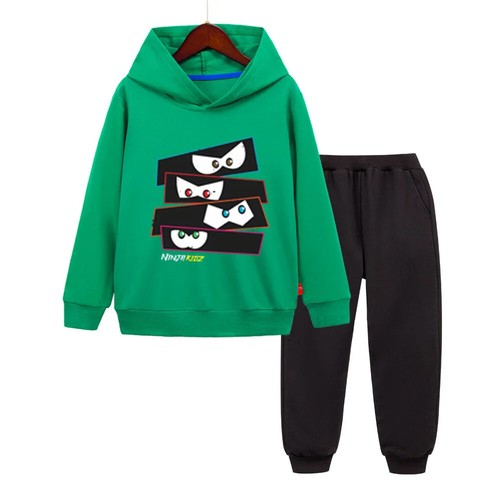 Children Hoodies Ninja Kidz Pullover Sweatshirts Tops Long Sleeve Sportswear - Picture 8 of 42