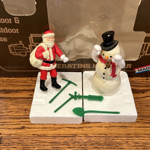 Lionel 8-87203 Santa and Snowman Hand Car w Tools Box Made USA - Picture 2 of 5