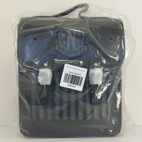 Wednesday Addams Nevermore Academy Mini Backpack Bag The Addams Family In Hand - Bild 3 von 16