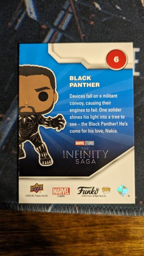 Upper Deck Funko Marvel - Black Panther #6 - Picture 2 of 2