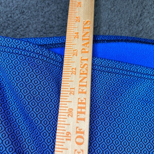 Kerrits Pullover Top Size Small Print Blue Quarter Zip Equestrian Horse Riding - Picture 6 of 11