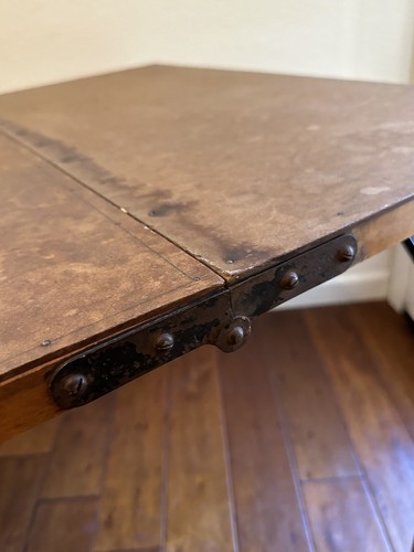 Vintage Antique Gold Medal Folding Furniture Table Card Table RARE Early 1930s - Picture 21 of 22