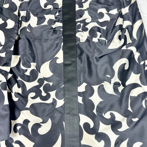 Milly New York Silk 2 Pc Pencil Skirt Cami Set Size 6/8 Ruched - Picture 5 of 9
