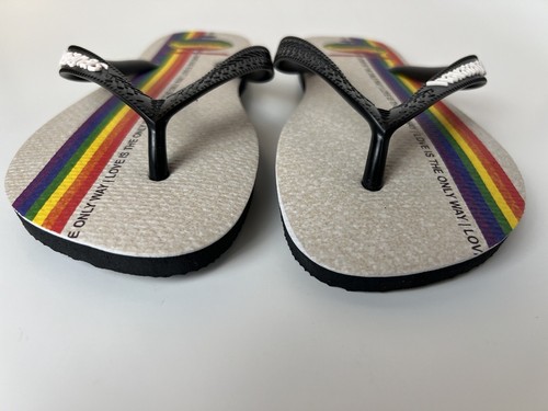 New Havaianas Pride Rainbow Flip Flops US 7/8, EU 39/40 🏳️🌈 - Picture 4 of 9
