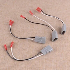 2Pair Front Rear Door Speaker Harness Cable Wire Adaptor For Select Honda Acura