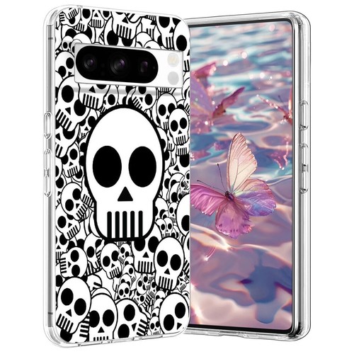 Cover telefono antiurto stampa teschio per Google Pixel 9 Pro XL 8A 6A 7 custodia morbida - Foto 43 di 61