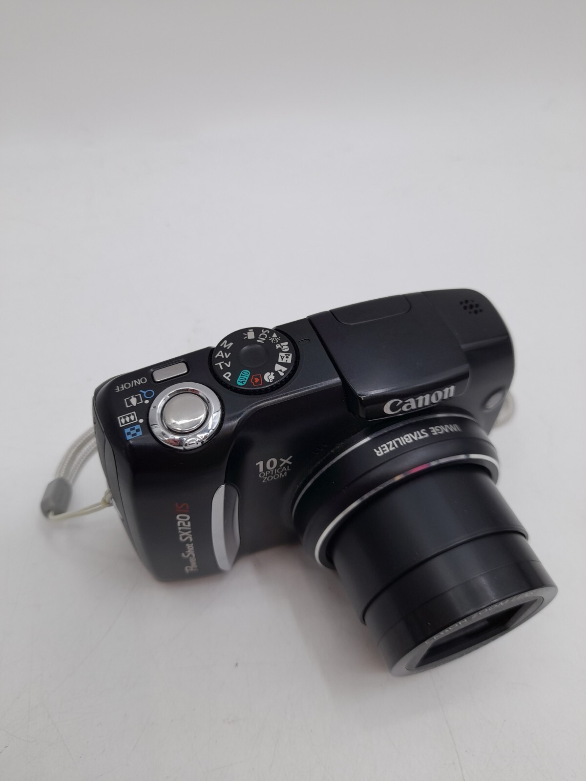 Canon PowerShot SX120 IS 10.0MP Digital Camera Black 13803114201 eBay