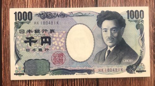 1000 Yen. Japan, #1000 Yen. Authentic From Bank Of Japan. Noguchi Hideyo. Fuji - Picture 3 of 3