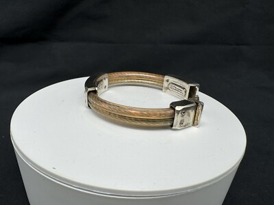 Sterling Silver and Copper Bracelet, Atomic Number 47, by