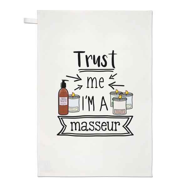 Trust Me I'm A Masseur Geschirrtuch SpüLlappen Favorit Best Lustiger Witz-image