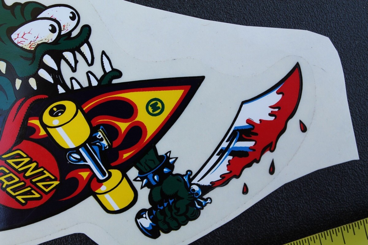 Santa Cruz Skateboards Slasher Monster 80's Z53B Vintage