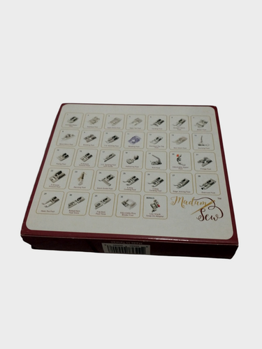Madam Sew Presser Foot Set 32 Piece Set | The ONLY Sewing Machine Presser Foot K - Picture 2 of 8