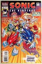 SONIC The HEDGEHOG Comic Book #132 March 2004 HOME 3 of 4 KNUCKLE Bagged Brd NM