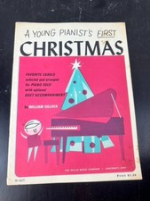 VTG Collectible Young Pianist First Christmas Song book 60's Sheet Music