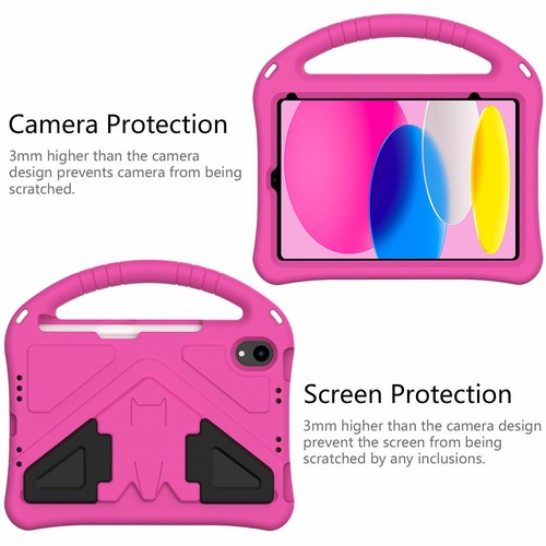 For iPad mini 1 2 3 4 5 6th Gen Kids Shockproof Handle Stand Tablet Case Cover - Picture 31 of 33