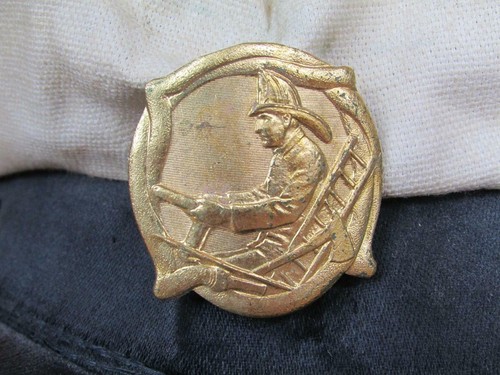 Vintage 1936 Fullerton Fire Co. Four County Firemens Medal w/ Hat Weatherly,PA. - Picture 5 of 12