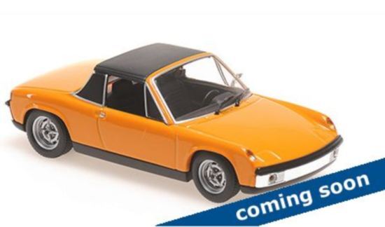 【一部予約販売】 VOLKSWAGEN-PORSCHE 1:43 Minichamps 914/4 eBay | ORANGE – 1972 – ミニカー