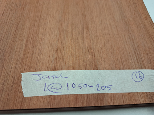 Jarrah Veneer - 1 NATURAL WOOD Sheet - 1050mm x 205mm - Picture 5 of 5