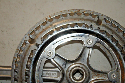 SR Custom Crank Set Silver 170mm 42/51T BCD114 5Bolt Japan JIS Road USA Shipper! - Picture 11 of 18
