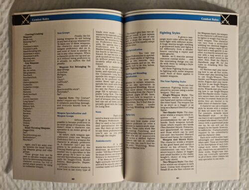 Complete Fighter's Handbook 2110 Advanced Dungeons & Dragons, 1995- 2nd Edition - Picture 2 of 4