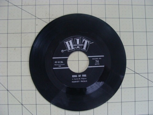 HIT RECORDS HARVEY FROLIC ENCIMA DE ESPAGUETIS 45 RPM - Imagen 2 de 4