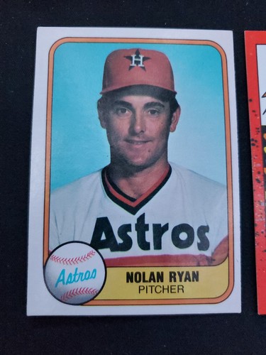 1981 fleer nolan ryan 57 & 1989 donruss king of kings nolan ryan Pair both NM+ - Picture 2 of 5