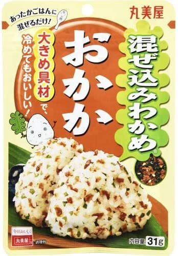 Marumiya, Mazekomi Wakame, assaisonnement pour bol de riz, Omusubi, Onigiri, 31 g - Photo 9 sur 32