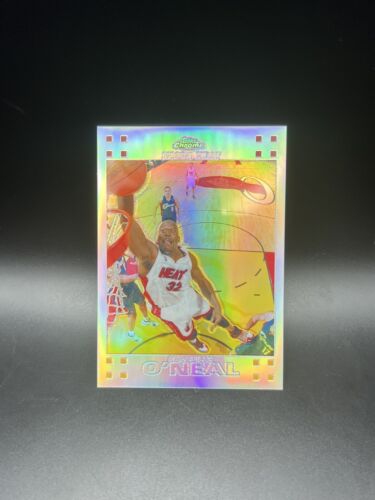 2007 Shaquille O'Neal Topps Chrome Refractor 421/999 Silver Pizm Holo MINT RARE - Picture 1 of 2