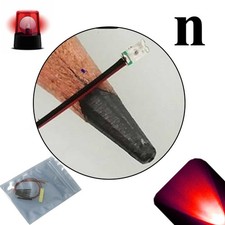 20 X 12v 0606 0603 Red Nano Flashing Smd Pre-wired Led Light Blinking 9v 18v 6v